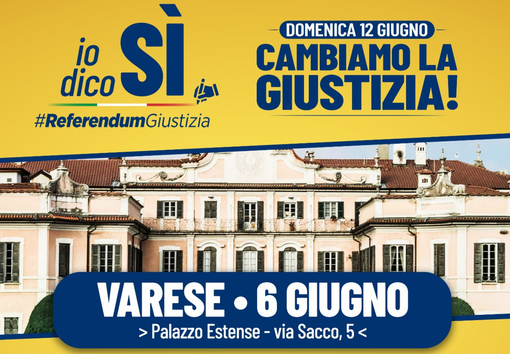 Referendum giustizia: lunedì 6 giugno incontro pubblico a Palazzo Estense