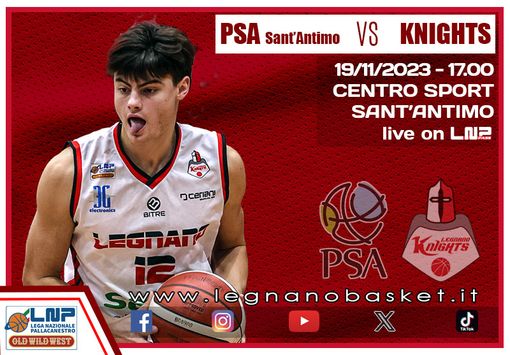 Basket, serie B: i Knights volano in Campania per ripartire