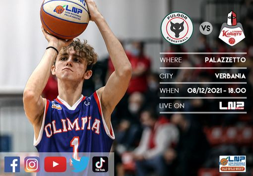 Knights Legnano contro Omegna nel big-match infrasettimanale