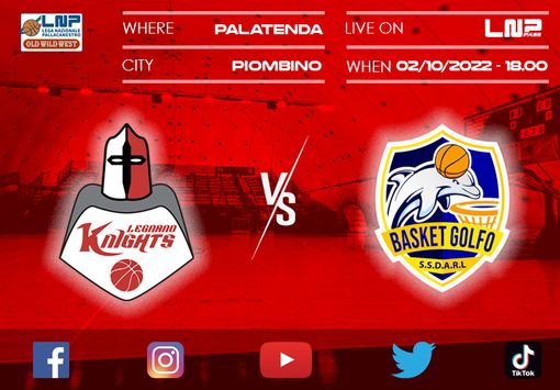 Basket: riparte l’avventura in serie B dei Knights Legnano. Prima tappa Piombino
