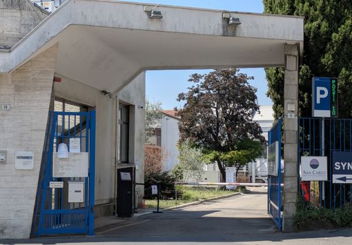 Ingresso del nuovo parcheggio in via Castelfidardo