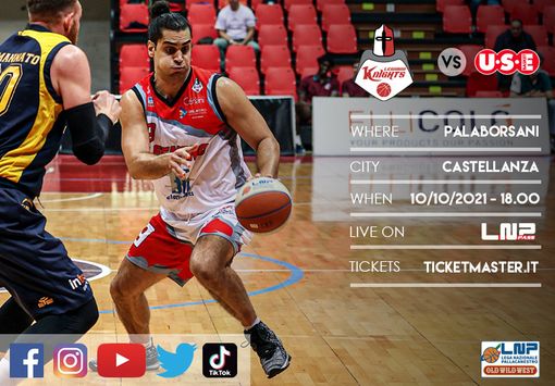 Basket, serie B: Knights Legnano a caccia del bis