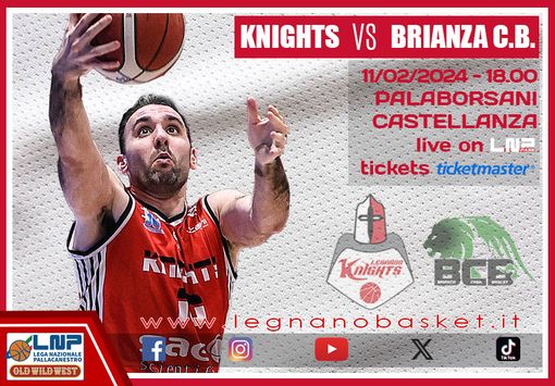 I Legnano Knights sono pronti per la gara di domenica