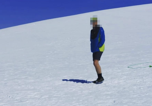 Sul Monte Rosa con short e sneaker: «La montagna è libertà, ma prima viene la propria sicurezza e quella degli altri» Sul Monte Rosa con short e sneaker: «La montagna è libertà, ma prima viene la propria sicurezza e quella degli altri»