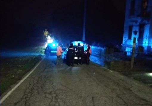Il luogo dov'è avvenuto l'incidente in via Trieste a Leggiuno