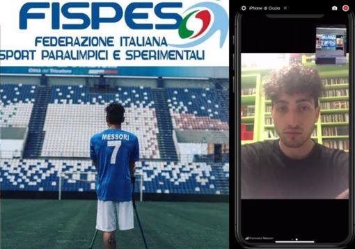 Francesco Messori alle Cuffie colorate: «Il calcio amputati si pone grandi obiettivi»