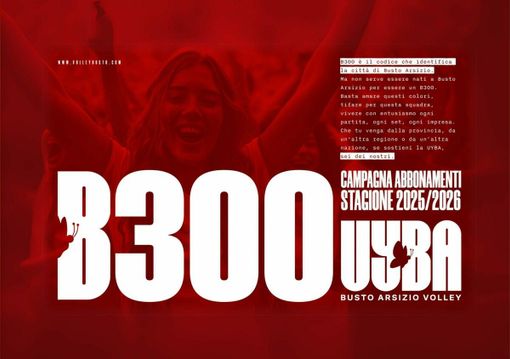 Uyba, al via la campagna abbonamenti “B300” per il girone di ritorno