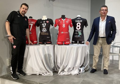 Coach Matteo Lucchini con Michele Forte Coach Matteo Lucchini con Michele Forte