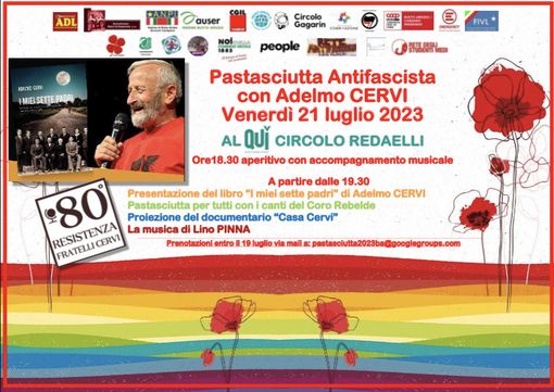 Adelmo Cervi alla "Pastasciutta Antifascista" di Busto Arsizio