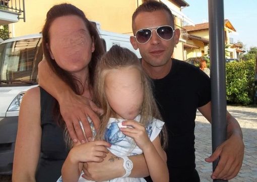 Andrea Rossin con la piccola Giada e la madre Andrea Rossin con la piccola Giada e la madre