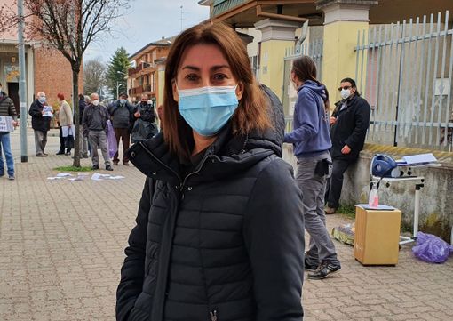 La candidata sindaca Amanda Ferrario