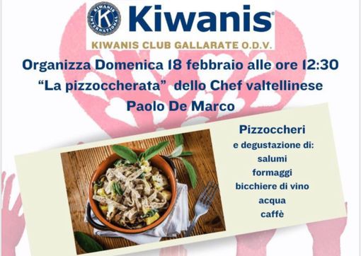 Oggi una pizzoccherata per Nicolò Maja