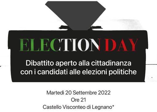 “Election Day”: dibattito tra candidati a Legnano. Organizza Politics Hub