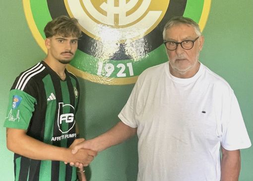 Christian Foglio assieme al diesse Asmini