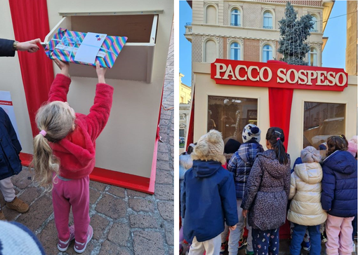 “Pacco sospeso”, a Busto i più piccoli pensano agli altri bambini