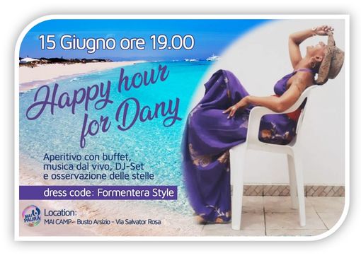 «Ricordiamo Daniela con il profumo del mare e facendo del bene». Così Busto si "trasforma" in Formentera «Ricordiamo Daniela con il profumo del mare e facendo del bene». Così Busto si "trasforma" in Formentera