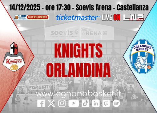 Knights-Orlandina, sfida ad alta intensità: alla Soevis Arena tornano due ex illustri