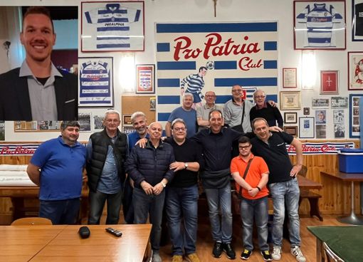 Il tifo al Pro Patria club e nel riquadro Davide Il tifo al Pro Patria club e nel riquadro Davide