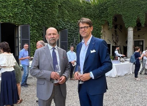 A sinistra Massimo Grignani con Fabio Lunghi A sinistra Massimo Grignani con Fabio Lunghi