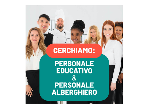 Ricerca personale per hotel e villaggi vacanza al mare e montagna di DOC scs