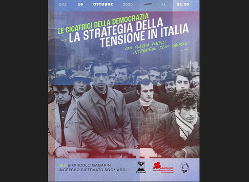 Strategia della tensione, a Busto l’incontro con Claudia Pinelli