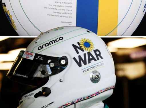 Il casco di Vettel