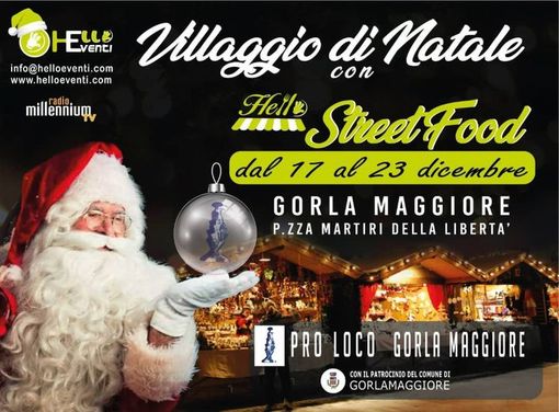 Aspettando Natale, villaggio street food a Gorla Maggiore