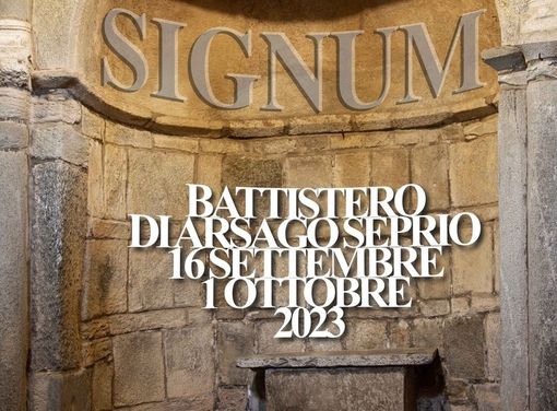 Signum, Claudio Benzoni al Battistero di Arsago Seprio