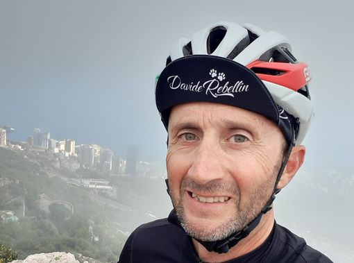 Davide Rebellin in una foto dalla sua pagina Facebook Davide Rebellin in una foto dalla sua pagina Facebook