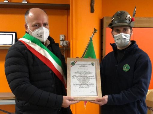 L’impegno degli Alpini di Olgiate. Due anni in prima linea contro la pandemia