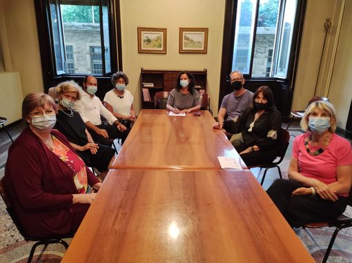 La riunione di lunedì 6 settembre del tavolo delle identità, postata dalla vicesindaco Maffioli