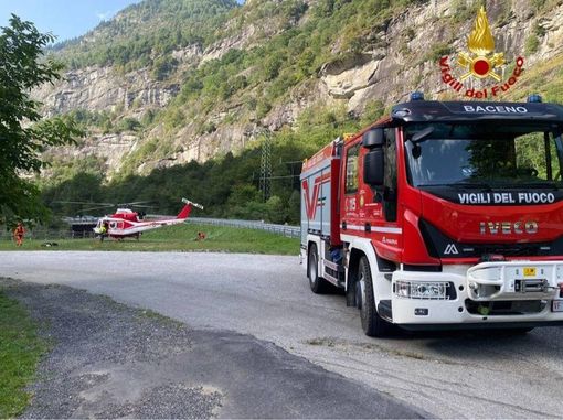Escursionista della provincia di Varese cade alla Ferrata Walser Fall a Croveo: salvato dai vigili del fuoco