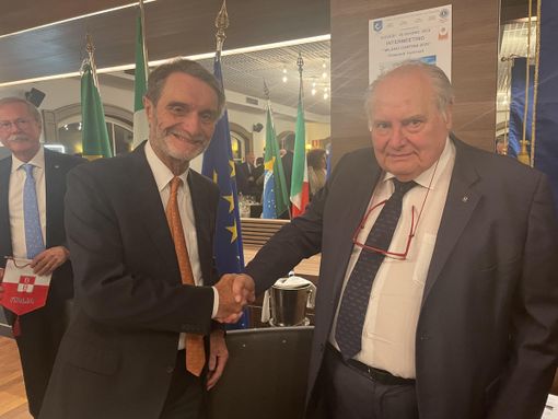 Attilio Fontana con Walter Picco Bellazzi