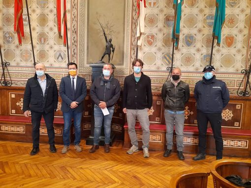 Heros Salvioli sulle giostre a Legnano
