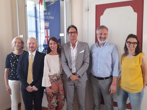 Da sinistra, Antonella Scampini, Marco Baroffio, Antonella Palmiere, John Tremamondo, Dario Moretti, Chiara Bollani Da sinistra, Antonella Scampini, Marco Baroffio, Antonella Palmiere, John Tremamondo, Dario Moretti, Chiara Bollani