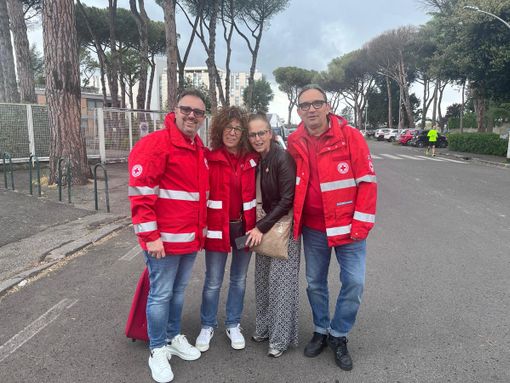 I presidenti Roveda, Sangalli, Trotta e il vicepresidente Cri Busto, Giulio Turconi