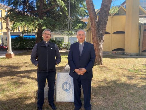 Don Giovanni Patella e Monsignor Severino Pagani