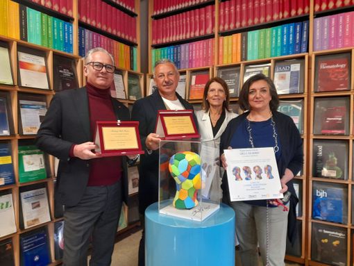 Da sinistra, Luigi Rondanini, Stefano Bressani, Simonetta Cherubini, Stefania Stigliano