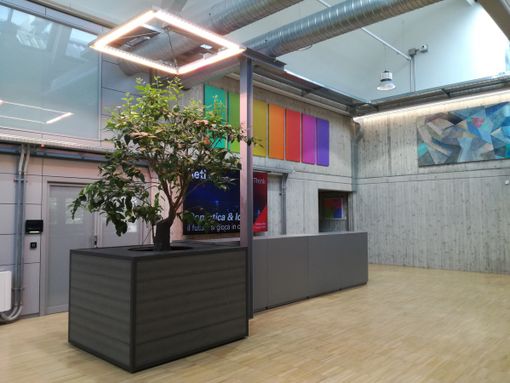 Un’ampia selezione delle 300 opere d’arte e di design in mostra all’interno dell’ex cotonificio Venzaghi