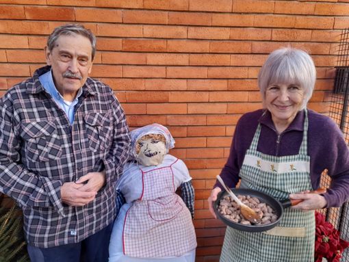 Franco e Silvia con la loro giöbia