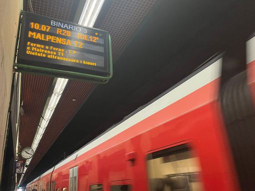 Foto dalla stazione di Busto Arsizio Nord