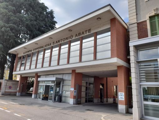 L'ingresso dell'ospedale di Gallarate