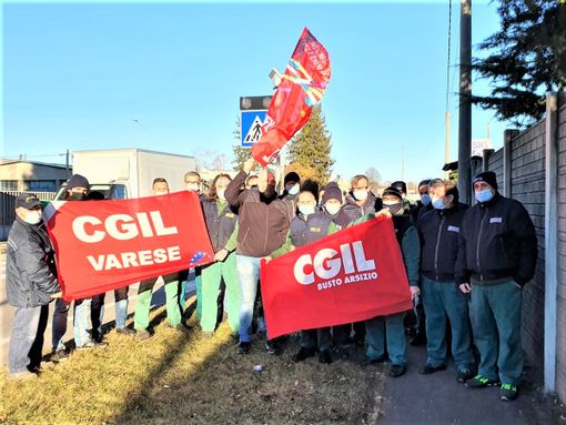 Sciopero alla Sig di Gorla Minore