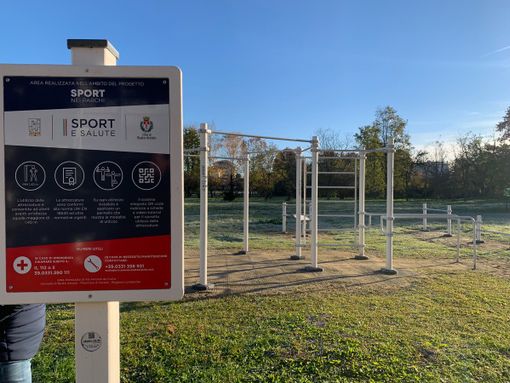 FOTO. Busto entra nella grande palestra a cielo aperto di Sport e Salute FOTO. Busto entra nella grande palestra a cielo aperto di Sport e Salute