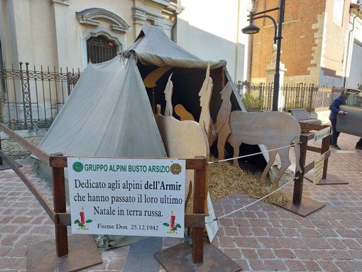 foto d'archivio grazie agli alpini di Busto