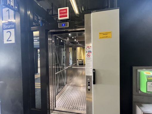 VIDEO. La stazione Nord si riprende l'ascensore VIDEO. La stazione Nord si riprende l'ascensore