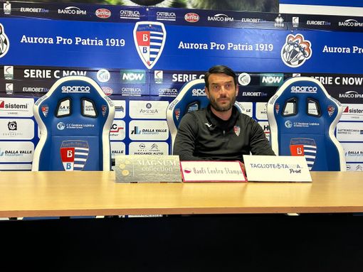 VIDEO. Pro Patria-Virtus Verona, Colombo: «Mi aspetto una partita combattuta, dovremo essere pronti»