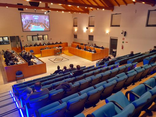 La sala consiliare del Broletto, Gallarate