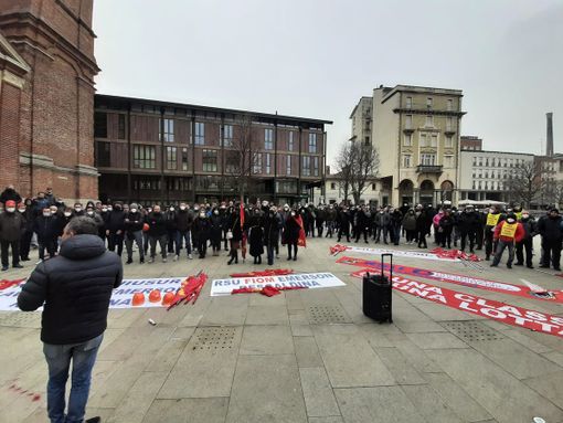 La foto della manifestazione postata dal sindaco Radice La foto della manifestazione postata dal sindaco Radice