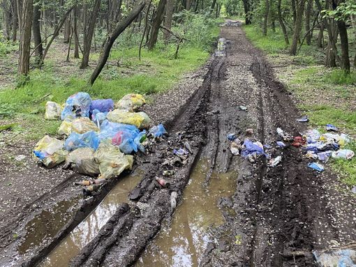 FOTO. Raccolta puntuale, ma anche gli incivili. Quanta spazzatura nei boschi FOTO. Raccolta puntuale, ma anche gli incivili. Quanta spazzatura nei boschi